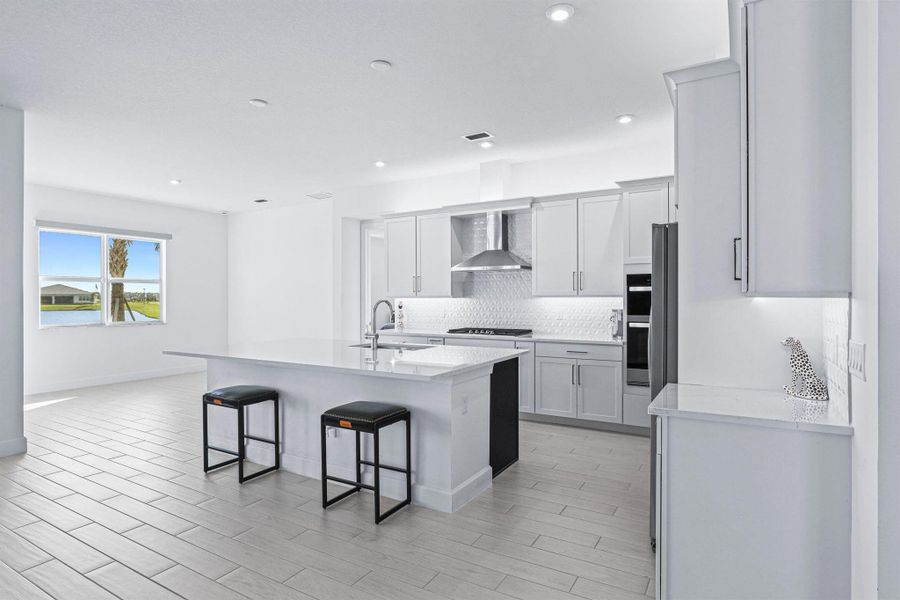 Furnished interior view inside a new home in , Port St. Lucie (Image 3).