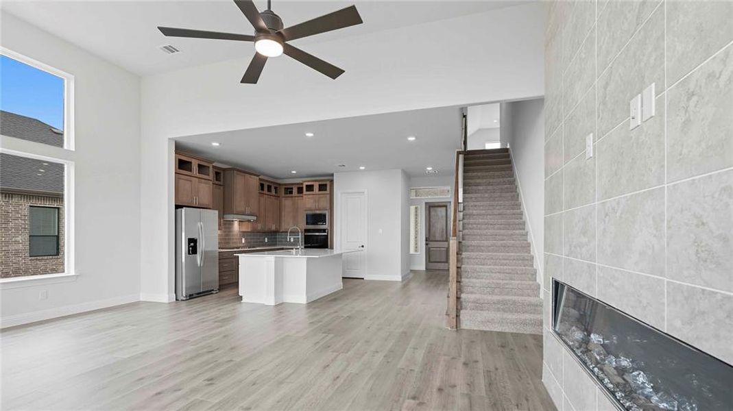 Furnished interior view inside a new home in Clearview Ranch, Royse City (Image 16).