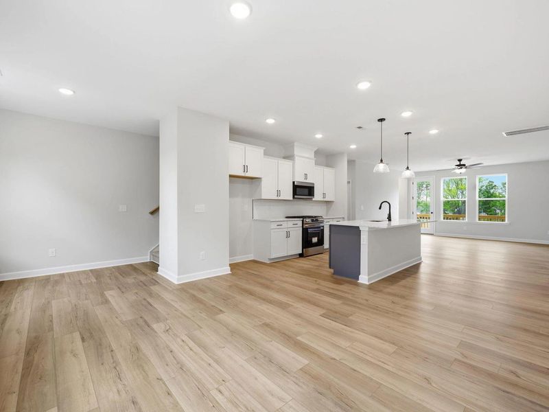 Spacious, unfurnished interior of a new home in Camden Park, Knightdale (Image 22).