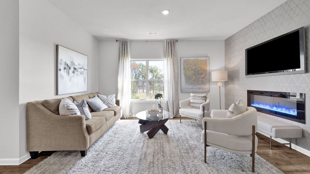 Furnished interior view inside a new home in Riggs Pointe, Millington (Image 17).