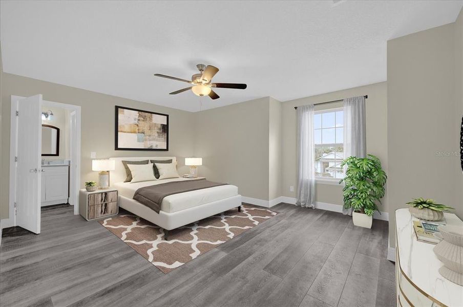 Furnished interior view inside a new home in , Orlando (Image 8). Furnished interior view inside a new home in , Orlando (Image 8).