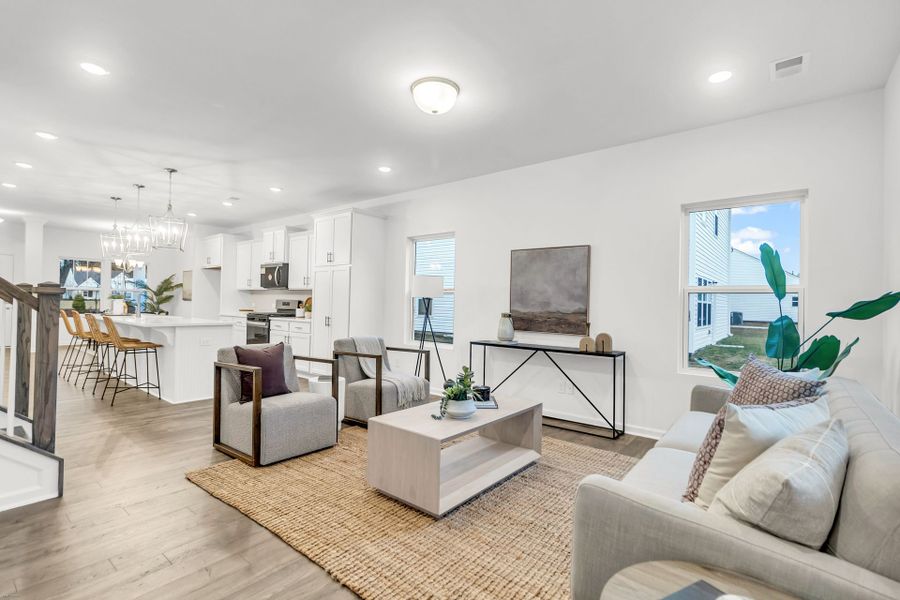 Furnished interior view inside a new home in Homecoming, Ravenel (Image 13).
