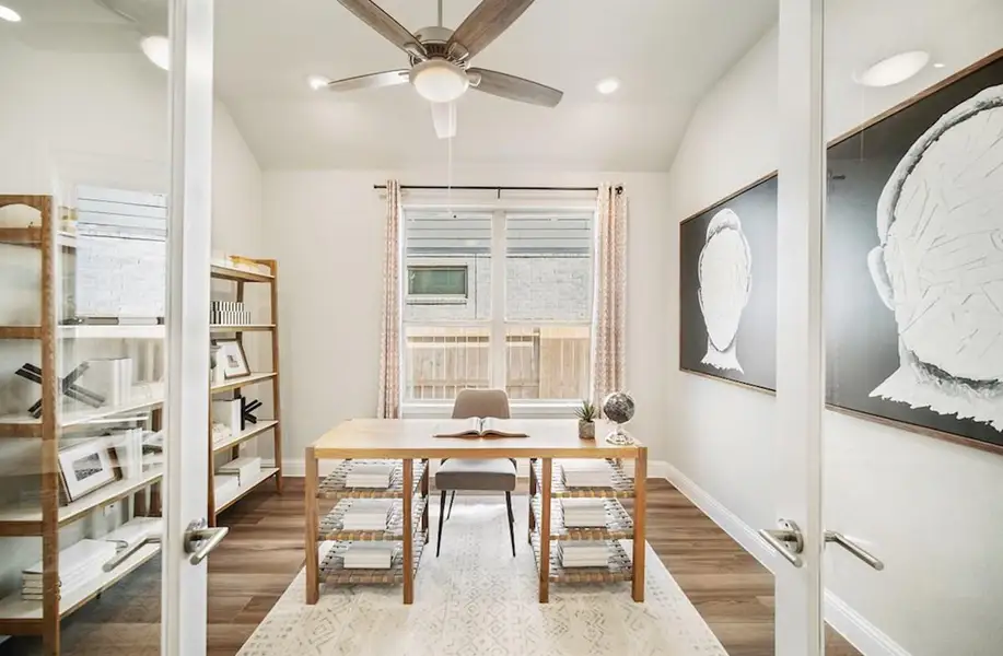 Furnished interior view inside a new home in , Richmond (Image 3).