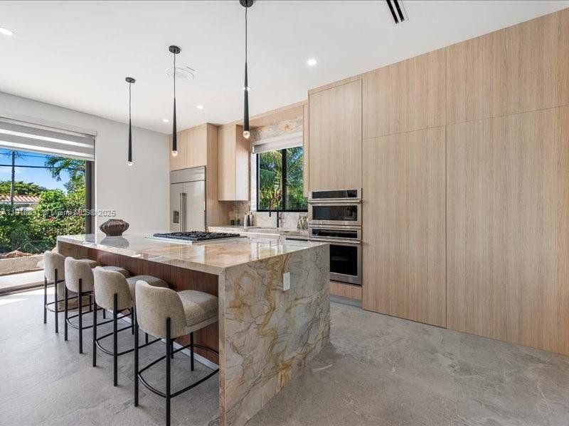 Furnished interior view inside a new home in , Miami Beach (Image 38).