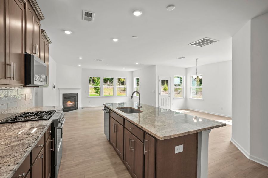 Furnished interior view inside a new home in Michaux Gardens, Belmont (Image 71).