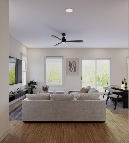 Furnished interior view inside a new home in , Houston (Image 5). Furnished interior view inside a new home in , Houston (Image 5).