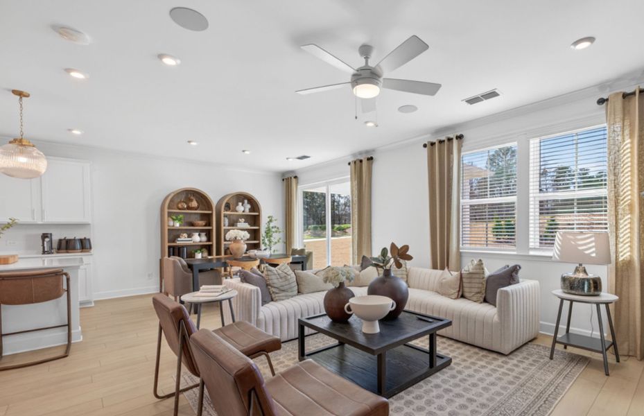 Representative furnished interior of a home built from the Valen by Pulte Homes in Hawthorne Ranch, Lakeland (Image 3). Representative furnished interior of a home built from the Valen by Pulte Homes in Hawthorne Ranch, Lakeland (Image 3).