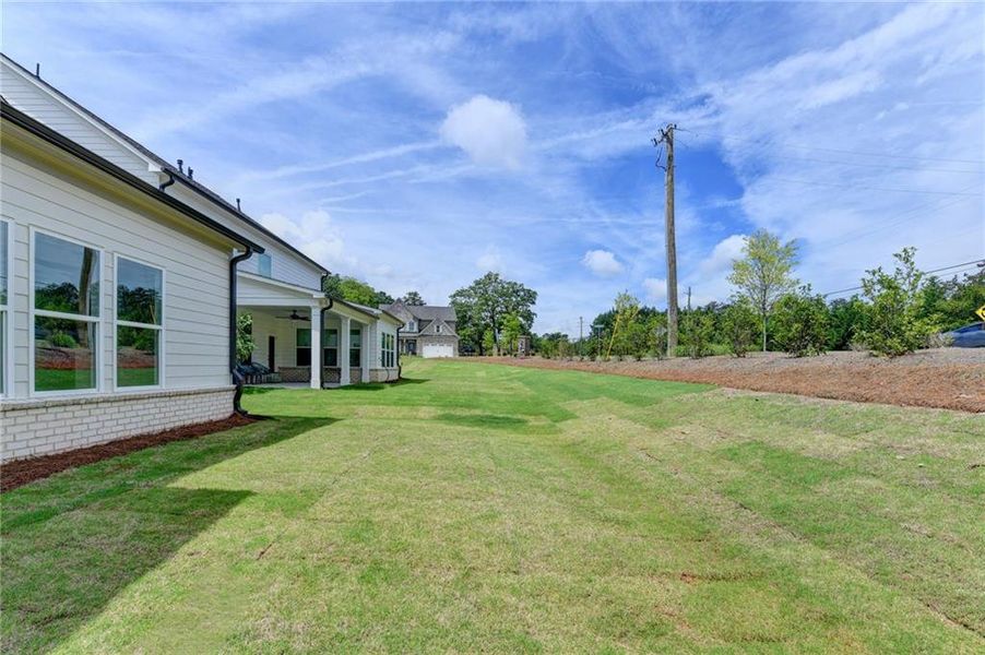 Exterior details and patio area of a home in , Suwanee (Image 27).