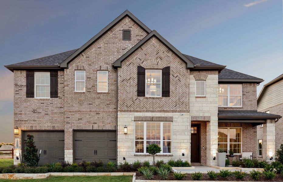 The Oak Grove, a two-story home with 2-car garage