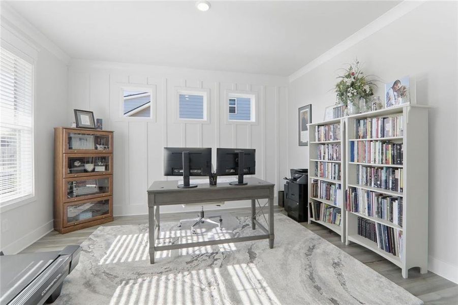 Furnished interior view inside a new home in Rosewood Lake Estates, Hoschton (Image 9). Furnished interior view inside a new home in Rosewood Lake Estates, Hoschton (Image 9).