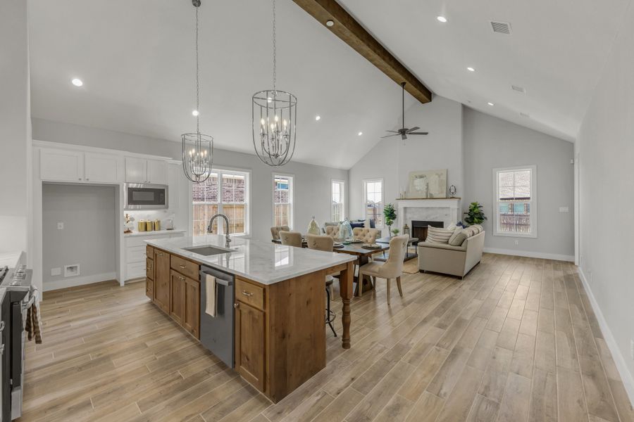 Representative furnished interior of a home built from the The Maggie by Reece Homes in Traditions, Bryan (Image 24).