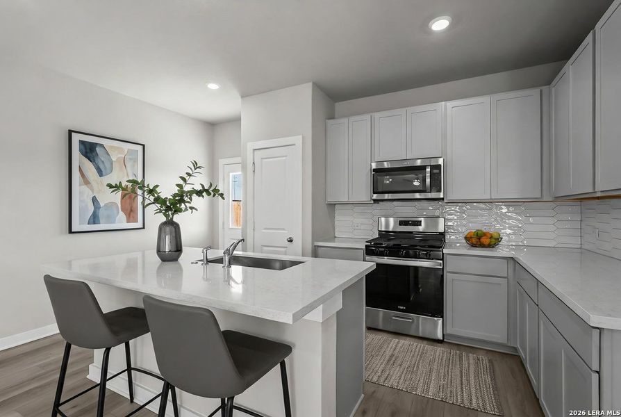 Furnished interior view inside a new home in Garden Grove, San Antonio (Image 10).