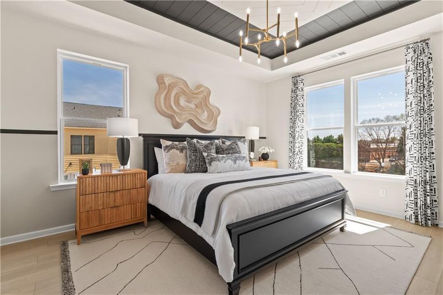 Furnished interior view inside a new home in Silverock, McDonough (Image 35).