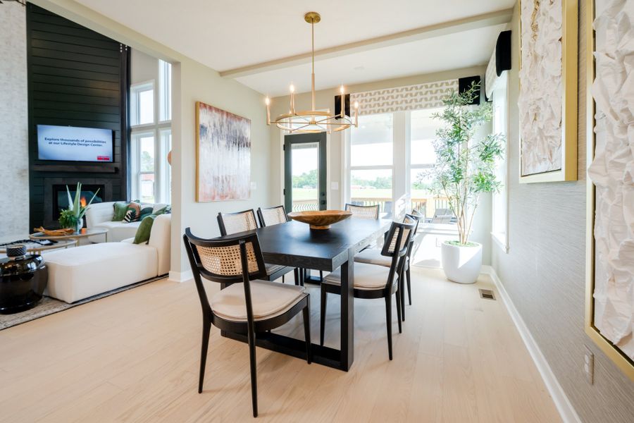 Representative furnished interior of a home built from the Avery by Fischer Homes in Twin Lakes, Hoschton (Image 52).