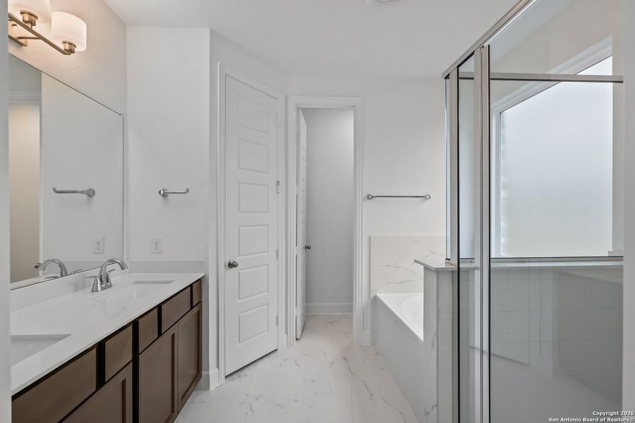 Furnished interior view inside a new home in Veramendi, New Braunfels (Image 7).