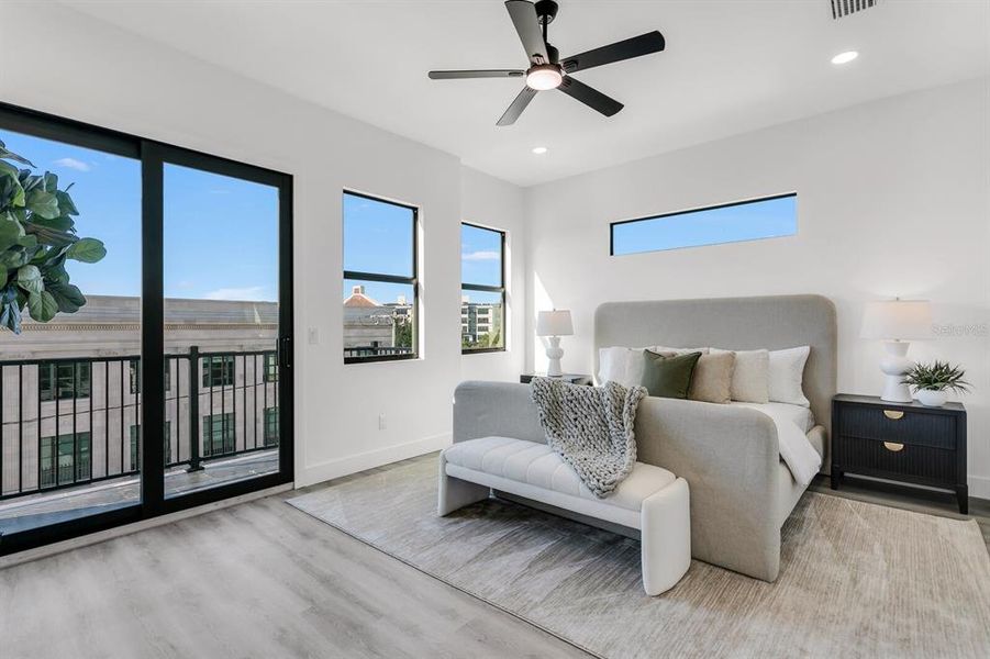 Furnished interior view inside a new home in , Tampa (Image 13).