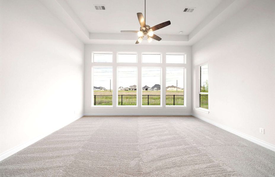 Spacious, unfurnished interior of a new home in Bridgeland 60′, Cypress (Image 34).