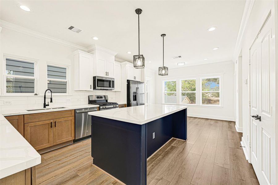 Furnished interior view inside a new home in , Houston (Image 6).