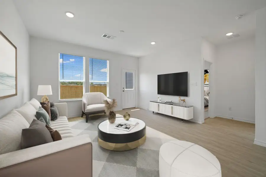 Representative furnished interior of a home built from the Gustine by Centex in Mavera, Conroe (Image 14).