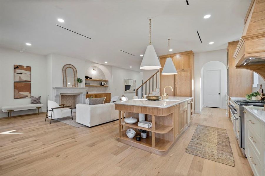 Furnished interior view inside a new home in , Dallas (Image 5). Furnished interior view inside a new home in , Dallas (Image 5).