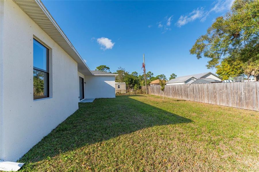 Exterior details and patio area of a home in , Palm Bay (Image 17). Exterior details and patio area of a home in , Palm Bay (Image 17).