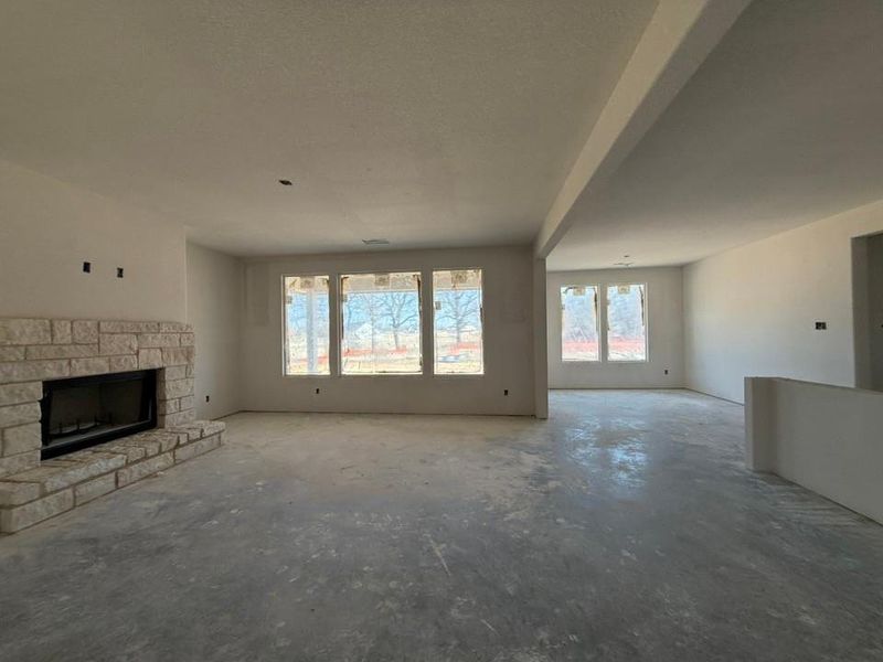 In-progress construction of a new home in Oak Grove Addition, Springtown, TX (Image 10).