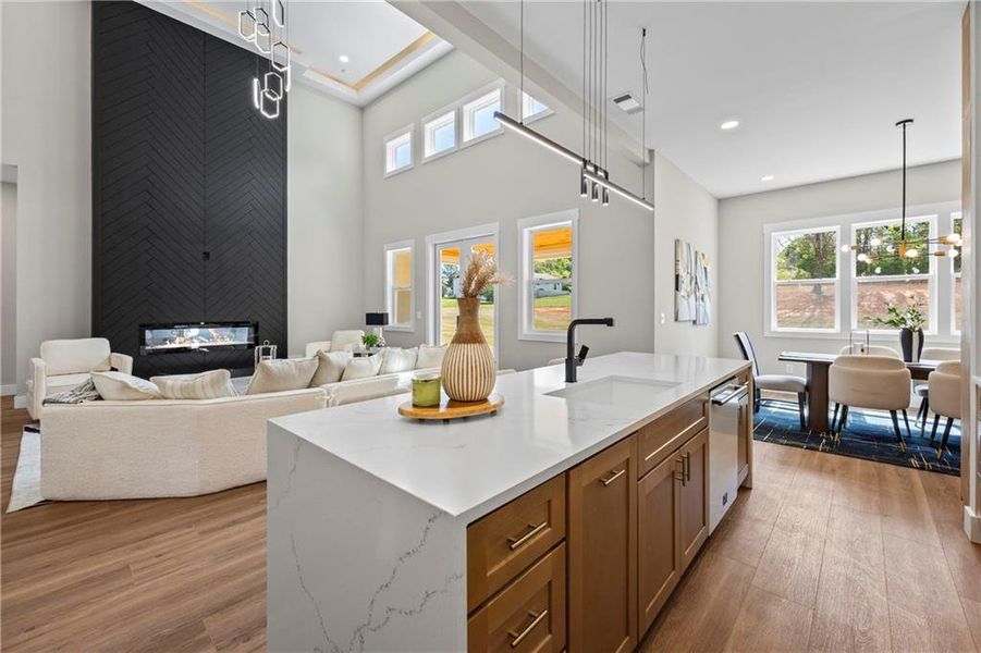 Furnished interior view inside a new home in , Athens (Image 18).