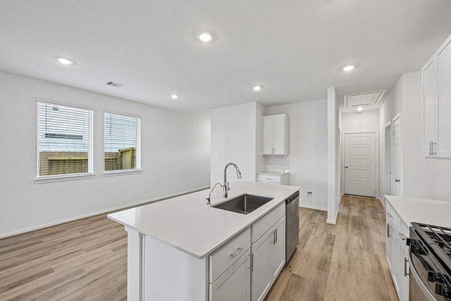 Furnished interior view inside a new home in Riviera Pines - Traditional Series, Huffman (Image 17).