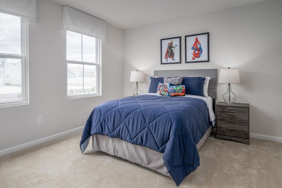 Furnished interior view inside a new home in Somerset, Santee (Image 16).