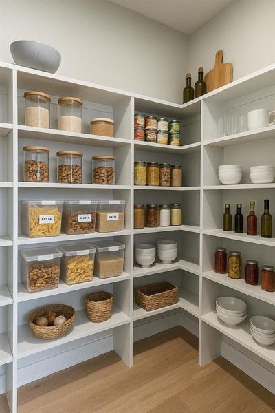 View of storage area View of storage area