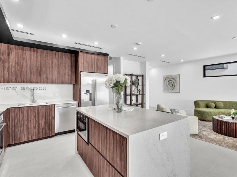 Furnished interior view inside a new home in , Dania Beach (Image 65).