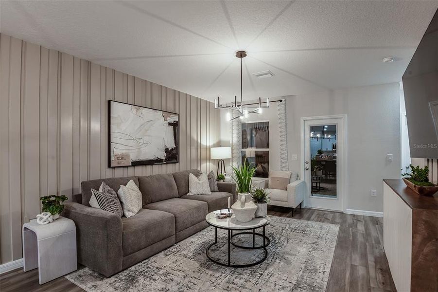 Furnished interior view inside a new home in , Haines City (Image 5).