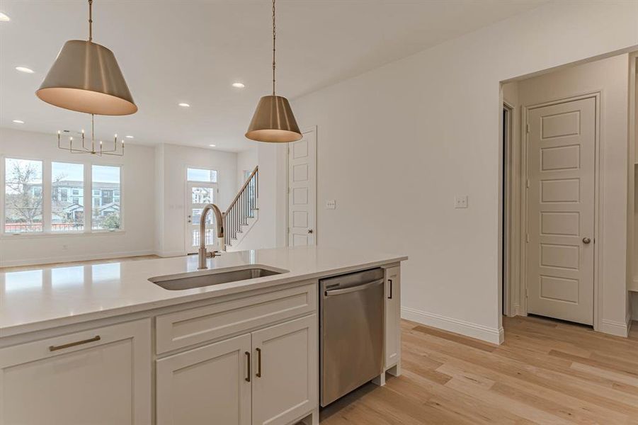 Furnished interior view inside a new home in , Fort Worth (Image 7).