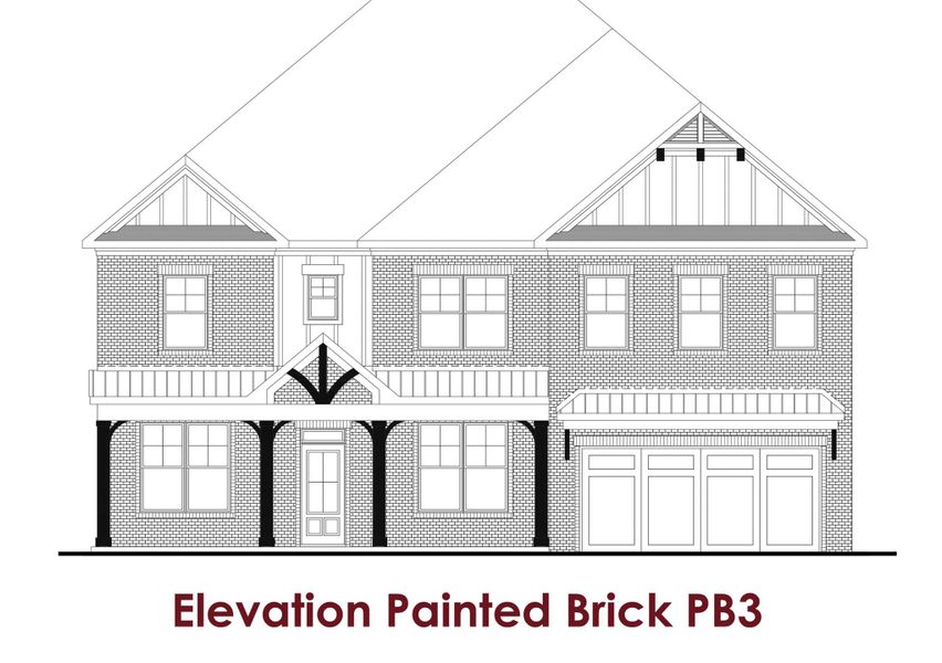 Representative rendering of the exterior for the Brookmont Primary Suite on Main by Chafin Communities (Image 6). Representative rendering of the exterior for the Brookmont Primary Suite on Main by Chafin Communities (Image 6).