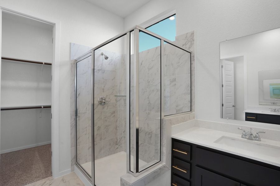 Furnished interior view inside a new home in The Grove at Blackhawk, Pflugerville (Image 56). Furnished interior view inside a new home in The Grove at Blackhawk, Pflugerville (Image 56).