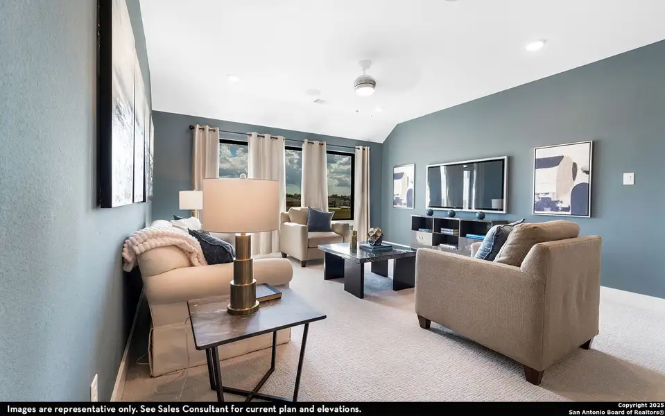 Furnished interior view inside a new home in Megan's Landing, Castroville (Image 12). Furnished interior view inside a new home in Megan's Landing, Castroville (Image 12).