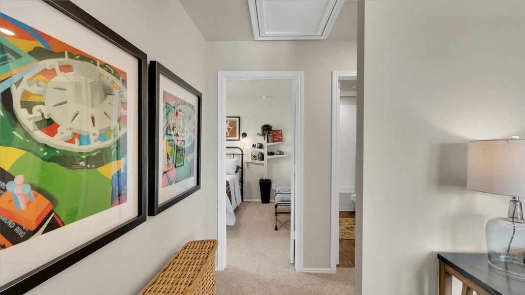 Furnished interior view inside a new home in Durango, Mustang Ridge (Image 20).
