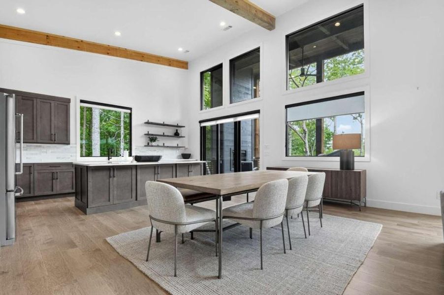 Furnished interior view inside a new home in , Blue Ridge (Image 3).