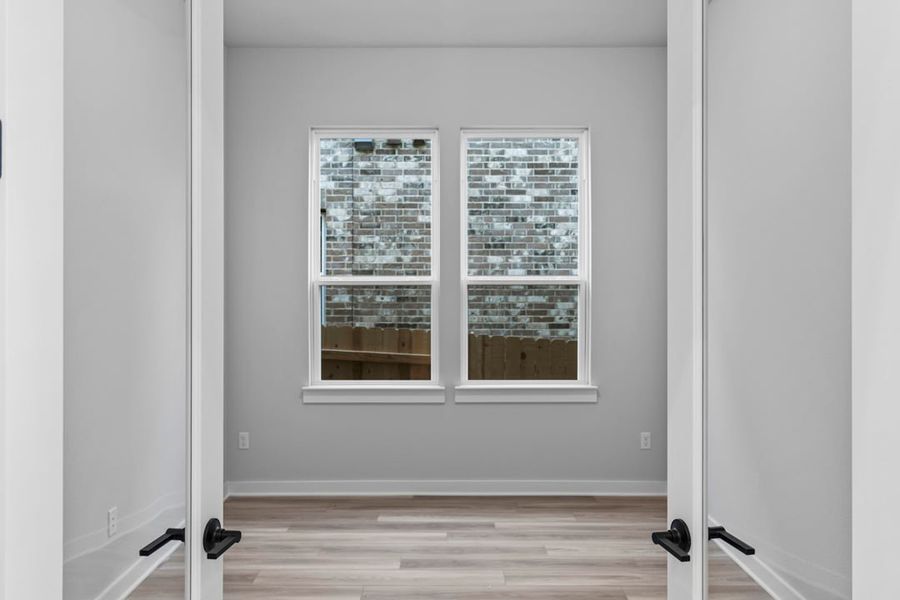 Spacious, unfurnished interior of a new home in Park Collection at Lariat, Liberty Hill (Image 33). Spacious, unfurnished interior of a new home in Park Collection at Lariat, Liberty Hill (Image 33).