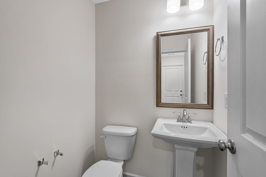 Representative furnished interior of a home built from the Poplar B by McGuinn Homes in Reserve at Mill Creek, Columbia (Image 29).