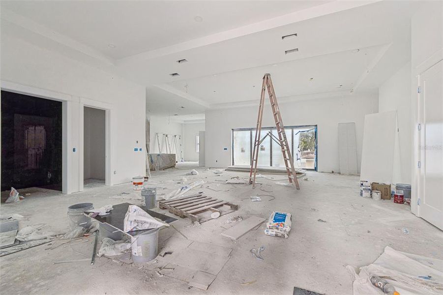 In-progress construction of a new home in , Tampa, FL (Image 14).