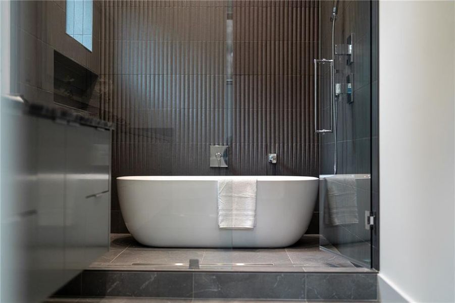 Furnished interior view inside a new home in , Atlanta (Image 24).