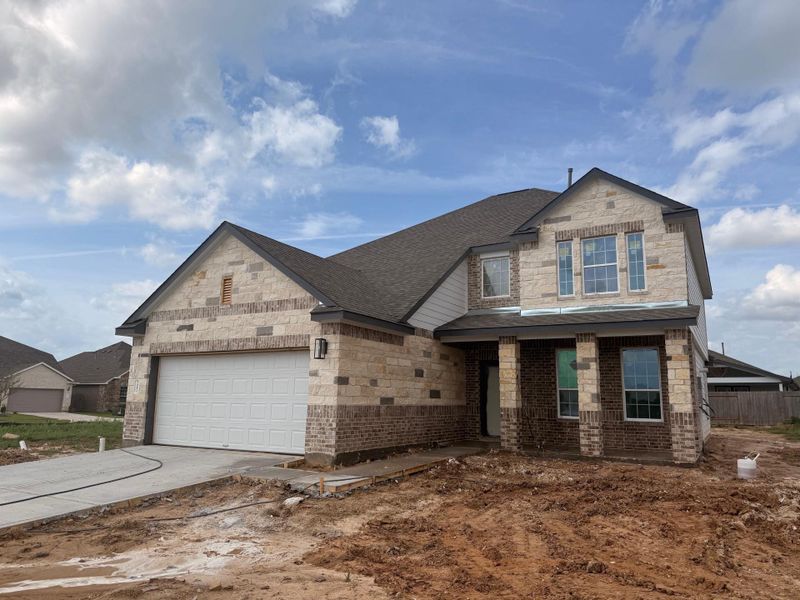 In-progress construction of a new home in Bluestem, Brookshire, TX (Image 22). In-progress construction of a new home in Bluestem, Brookshire, TX (Image 22).