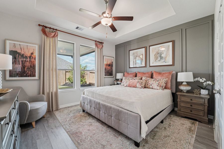 Bluestem Model Home - Matagorda - Primary Bedroom