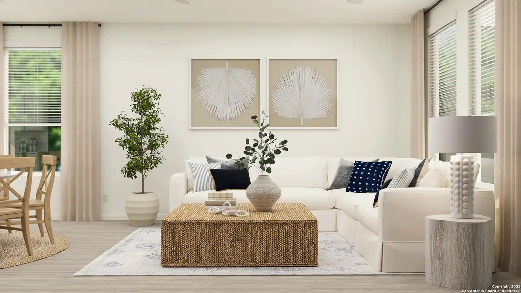 Furnished interior view inside a new home in Randolph Crossing, Converse (Image 4).