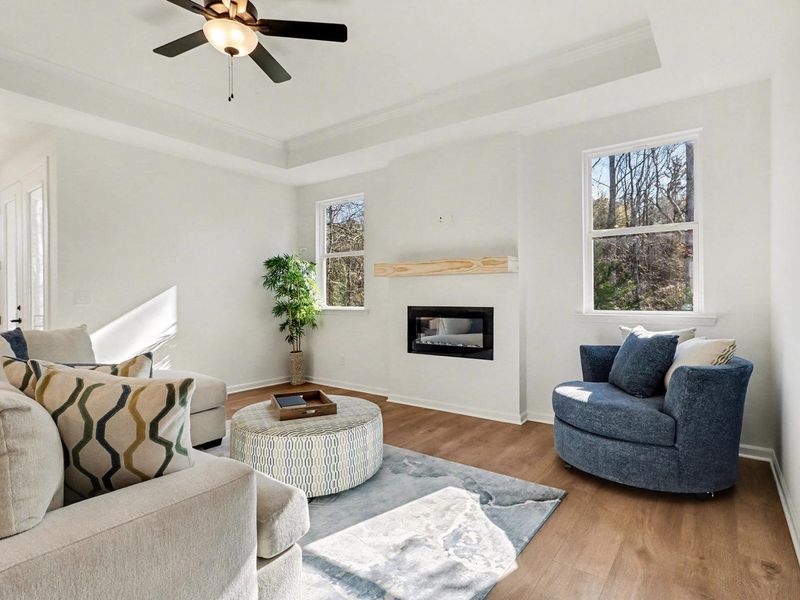 Furnished interior view inside a new home in Kelly Preserve, Loganville (Image 11).