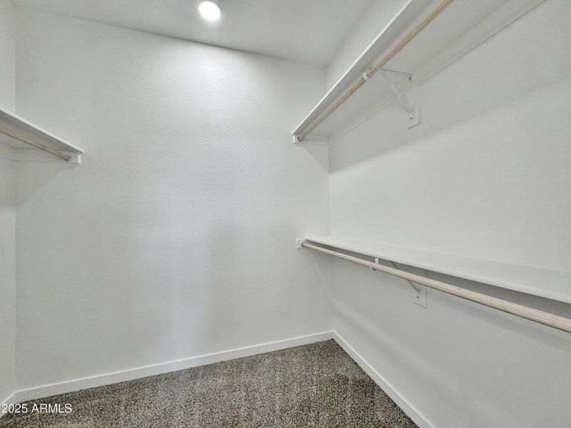 Master walk in closet Master walk in closet