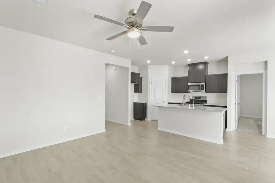 Representative furnished interior of a home built from the Prickly Pear by View Homes in Summer Sky, El Paso (Image 4). Representative furnished interior of a home built from the Prickly Pear by View Homes in Summer Sky, El Paso (Image 4).
