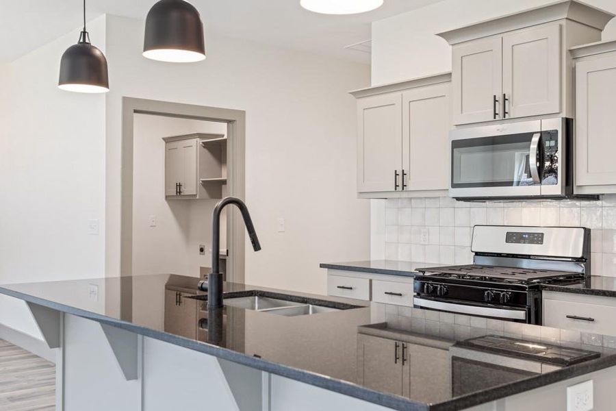 Furnished interior view inside a new home in , Lindale (Image 10). Furnished interior view inside a new home in , Lindale (Image 10).