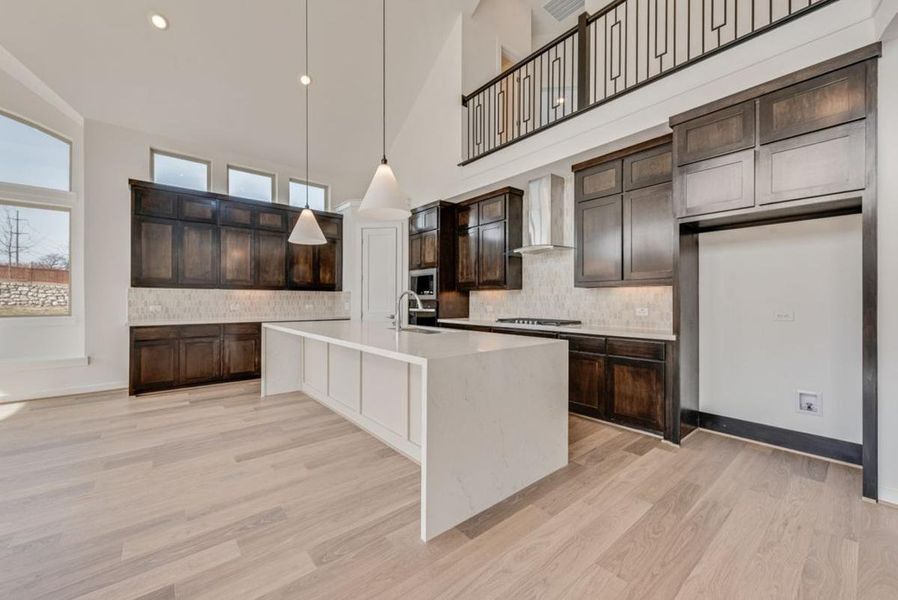 Furnished interior view inside a new home in Chatham Reserve, Providence Village (Image 7).